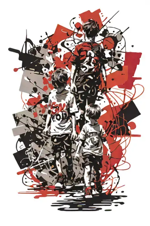 2 Children Shadow Walking