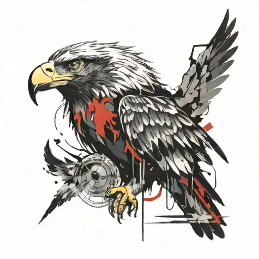 Eagle And St Michael The Archangel And Police