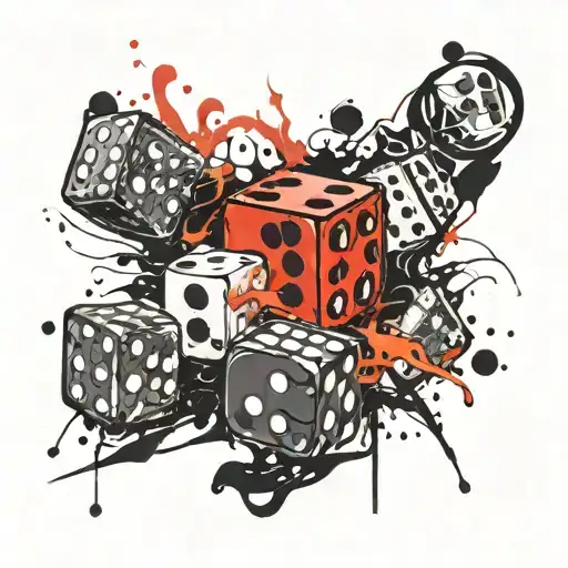Flaming Dice