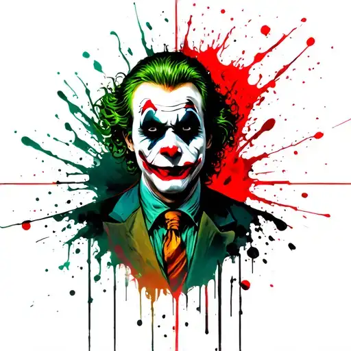 Joker Blue Rouge Noir Green