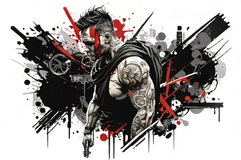 Pain Make You Warrior In The Back