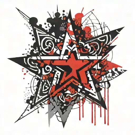 Five Pointed Star The Initials Wgw Inside Of It