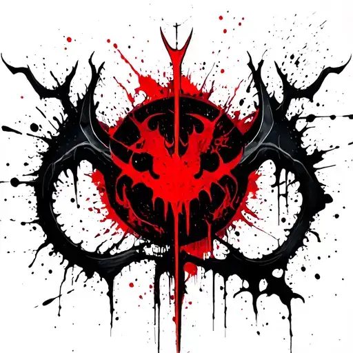 Chernobog Symbol Gothic Style