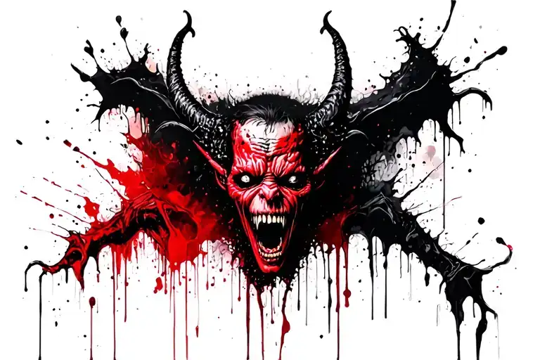 Scary Gay Demon Of Lust And Perversion