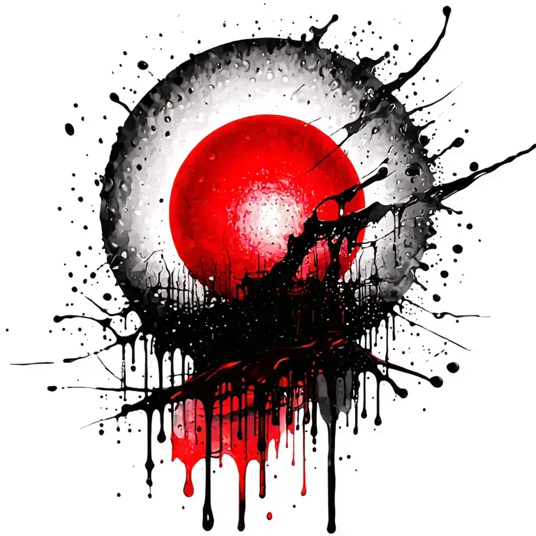 A Sun Melting Into Rain