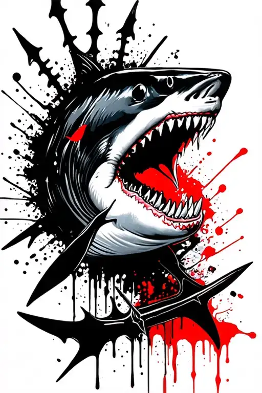 Shark And Trident