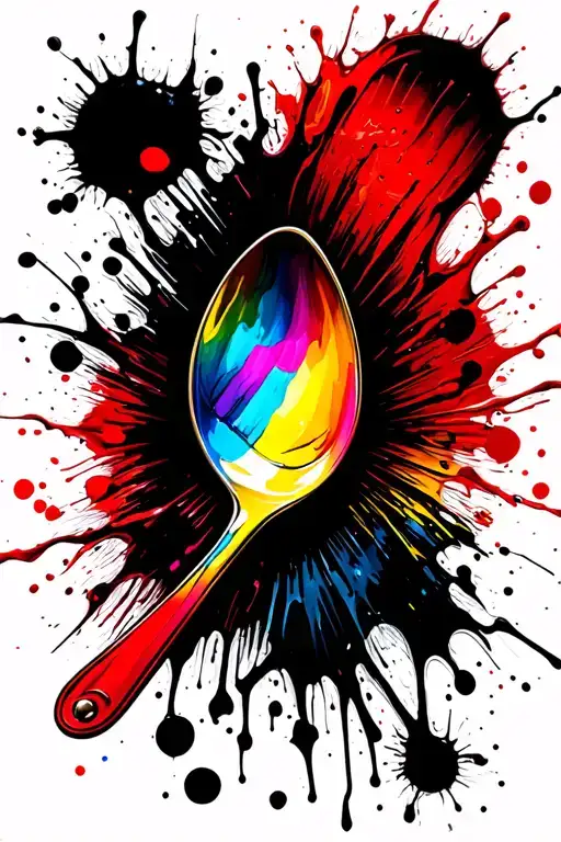 Spoon Rainbow Colors