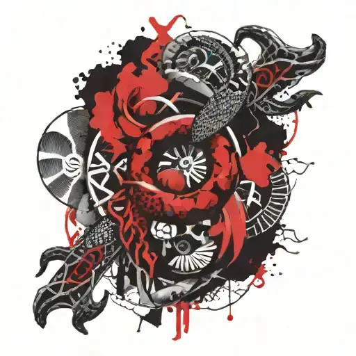 Karma And Ouroboros Snake