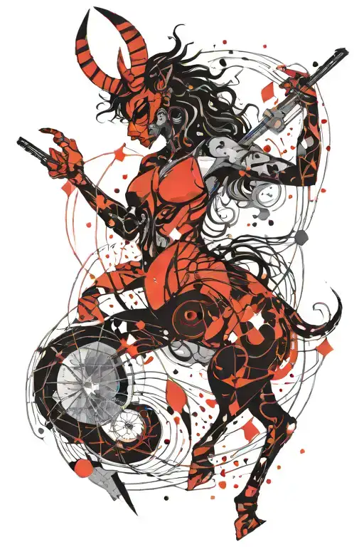 Capricorn Constellation Metal Music Southern Bad Girl