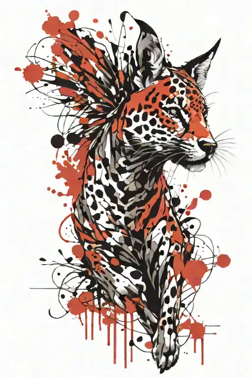 A Gloomy Animal With A Pattern