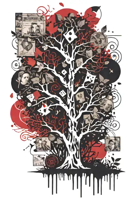 God And Mother And Money Tree Growing