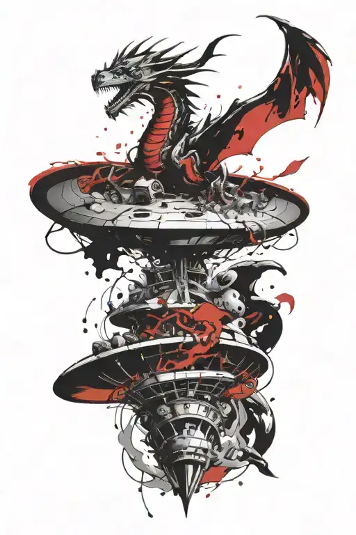 Dragon Flying Saucer