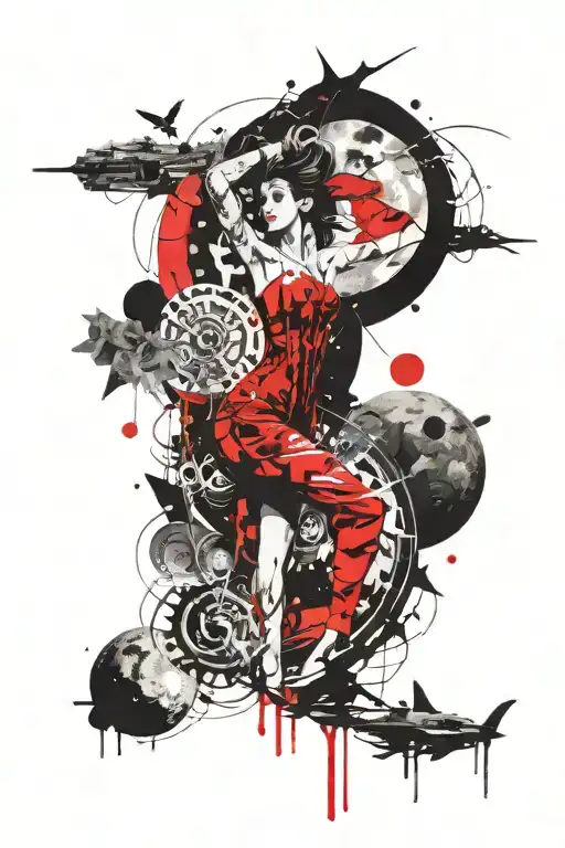 Godess Of The Moon Rising