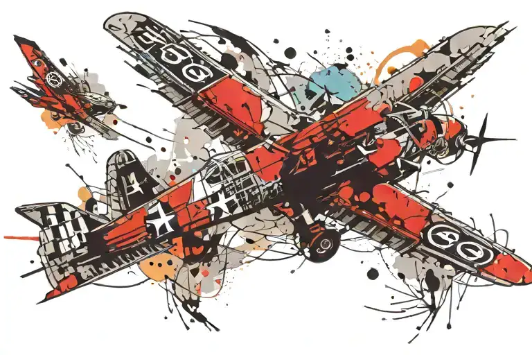 Lancaster Bomber Eagle Soaring