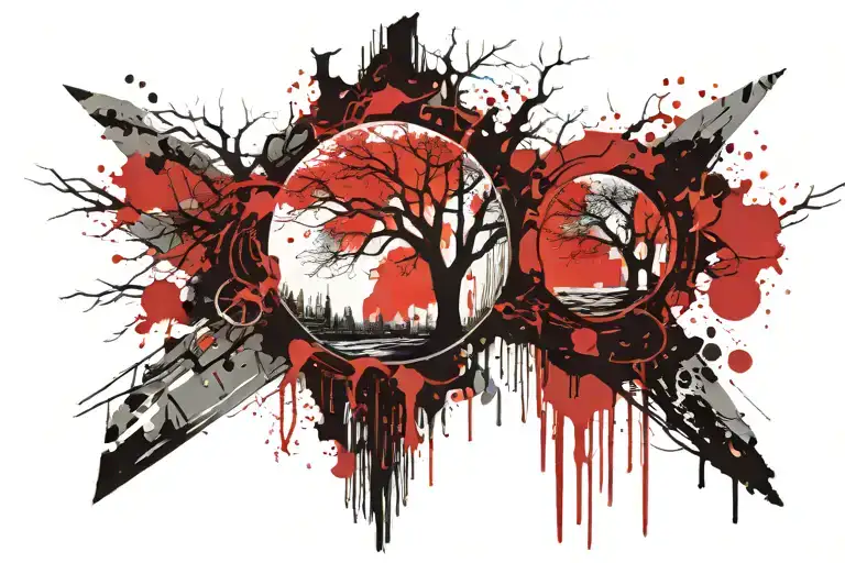 A Tree Look Yourself In A Mirror Reflection