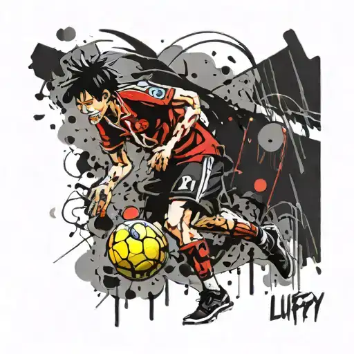 Luffy Football Player