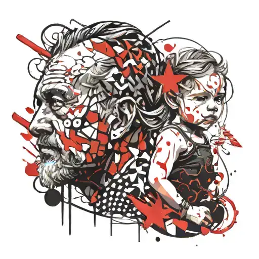 Father And 5 Year Old Daughter