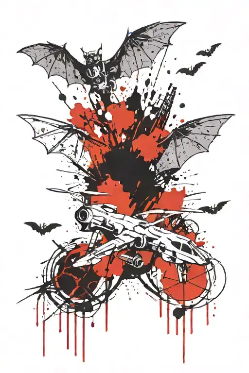 Drone And Bat War Is Still Going On