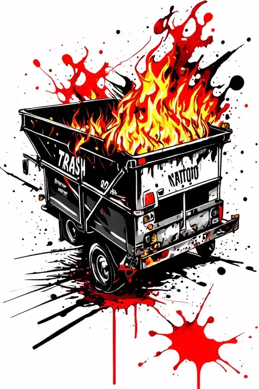 Dumpster Fire Full Sleeve