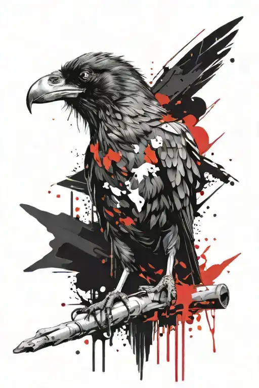 Blody Raven In Trash Polka Style