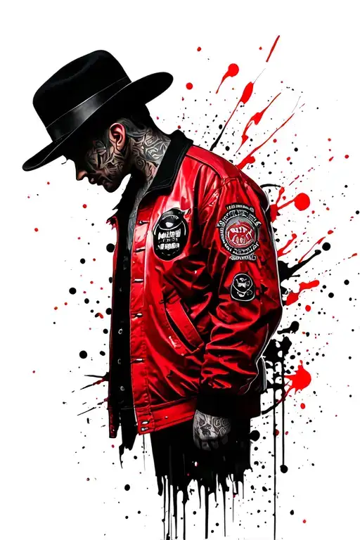 Black Hat And Jacket Standing