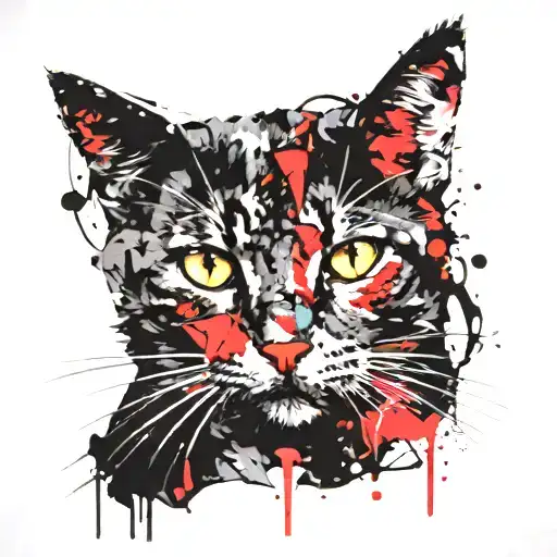 The Cat With The Black Muzzle