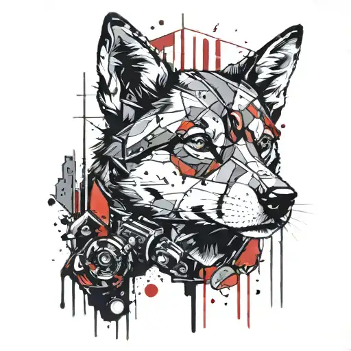Cyberpunk Shiba Inu