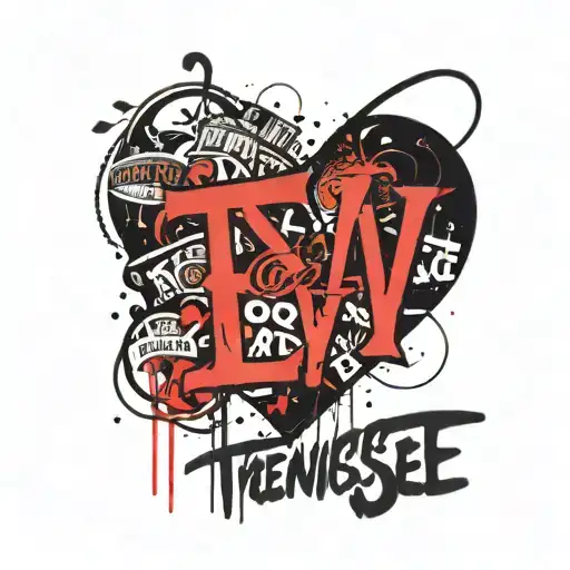 Tennessee Love Text With Name Timothy Background With A Infinity