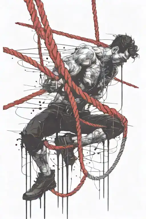 Male Bdsm Bondage Rope Simple