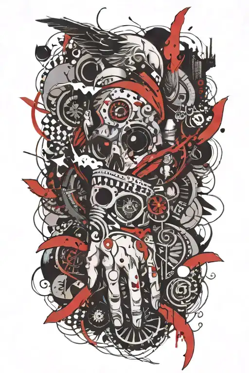 Beldam's Hand Half Sleeve