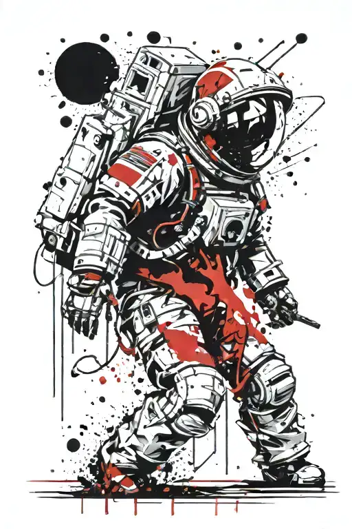Spartan Astronaut Exploring