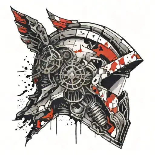 Neo Mechanical Spartan Helmet