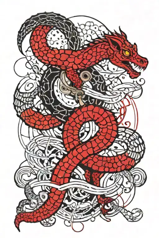 The Norse World Serpent