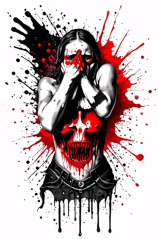 Religion Figure Defeating Evil See No Evil