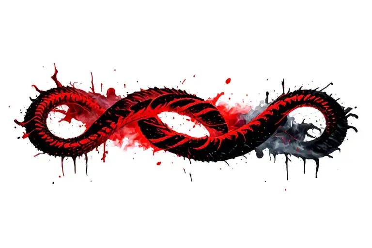 Ouroboros Swirling Into Smoke