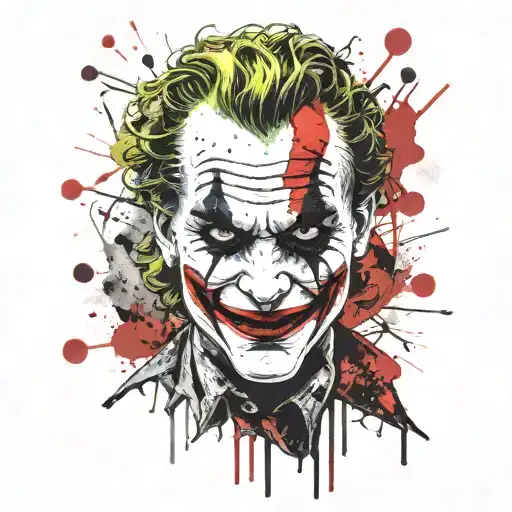 Joker Heavy Smile Realistic