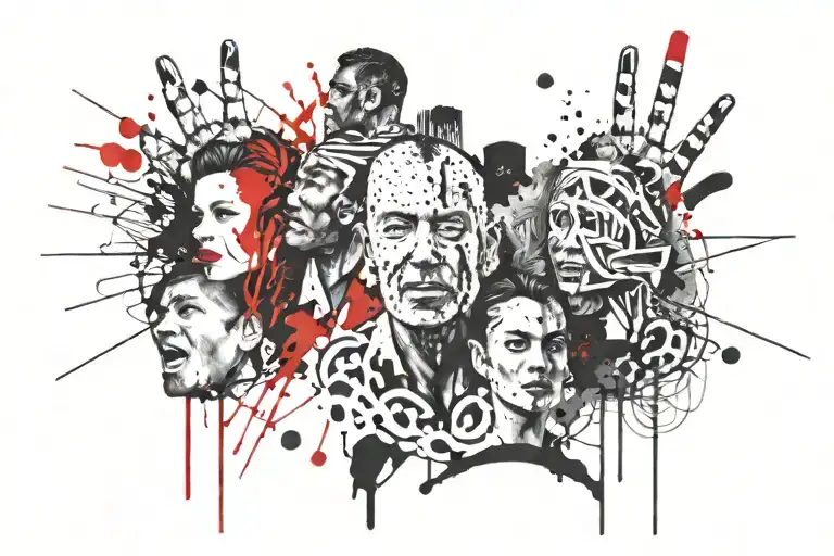 Freedom Of Expression Strong And Happy Family