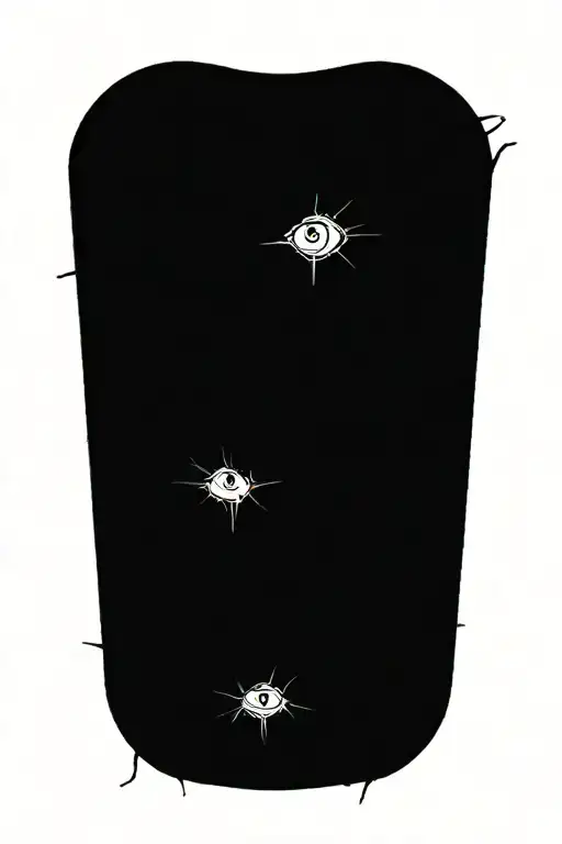 Coraline Half Sleeve Design Incorporating Buttons Integrated Into The Design