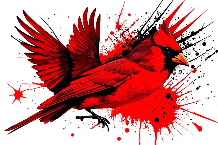 Cardinal Flying