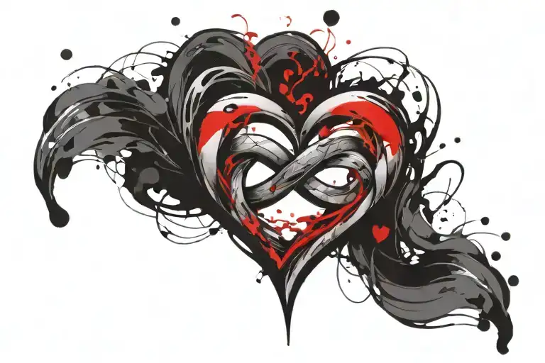 Infinity Symbol On A Heart