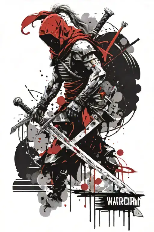 Warrior Wielding A Sword
