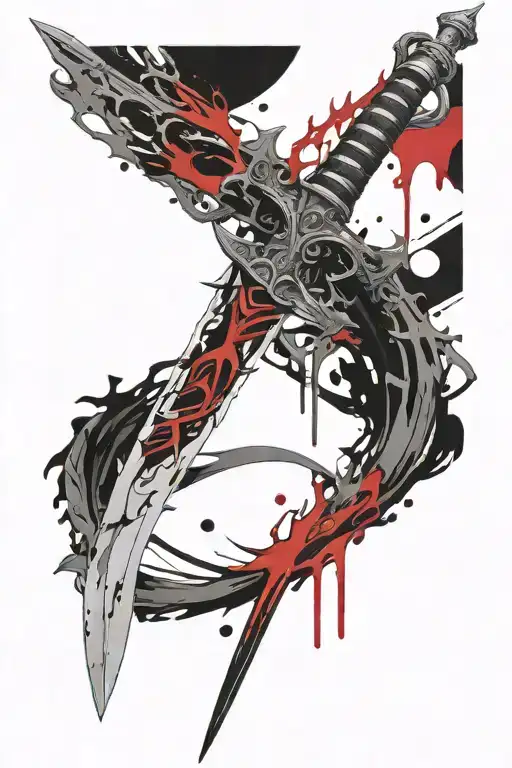 Sword Wrapped In Blood