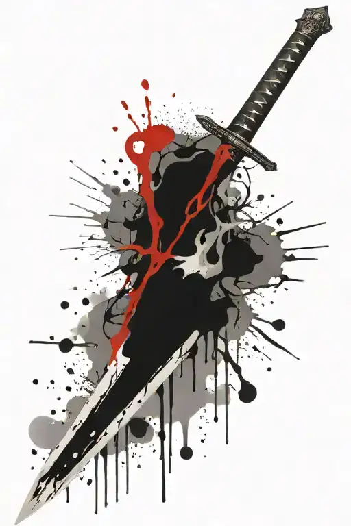 Sword Wrapped In Blood