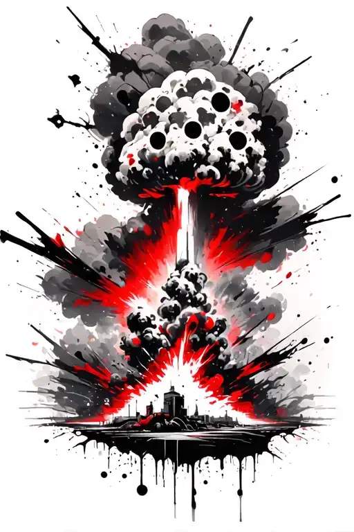 Nuclear Explosion Cloud