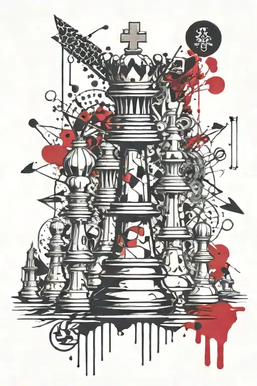 King Chess Piece Featuring