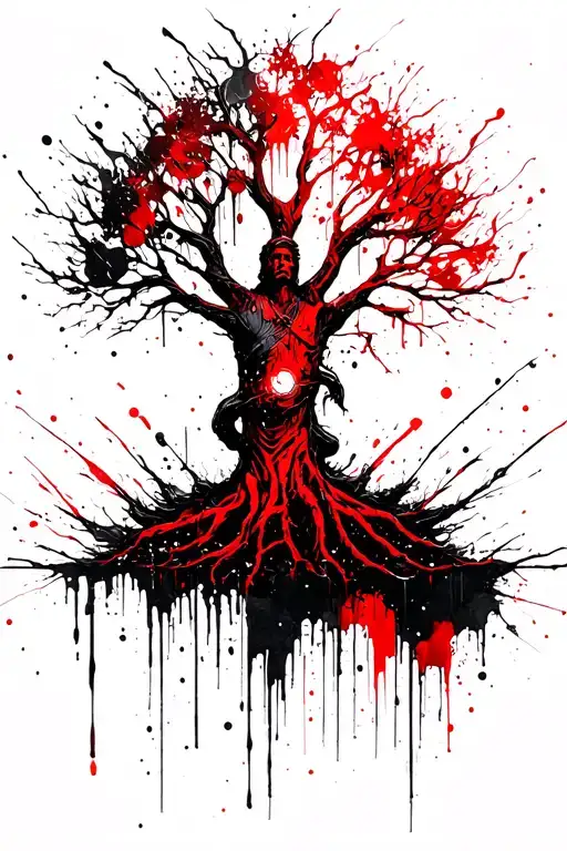 Saint Christophe In Tree Of Life