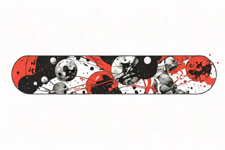 Space Surrounded By Planets Getting Destroyed