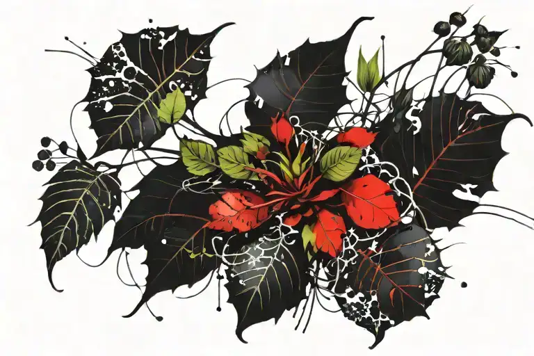 Trash Polka Plant Intertwined