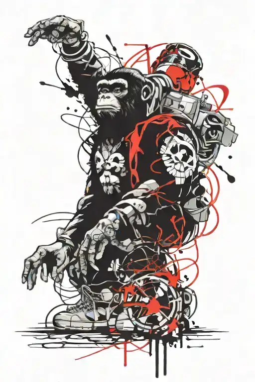 Gorila Hip Hop Artist Rapper Performing