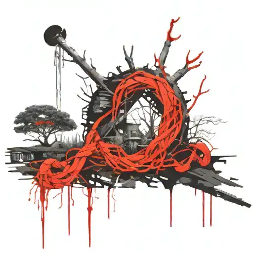 Book Dystopia Nature Knots Dark Forest